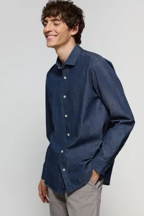 Camisa denim Slim fit con logo Rigby Go