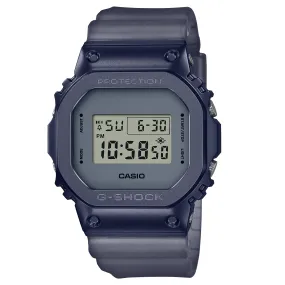 Casio G-Shock GM5600MF-2 Clear Midnight Blue Gray Fog Metal IP Square Watch