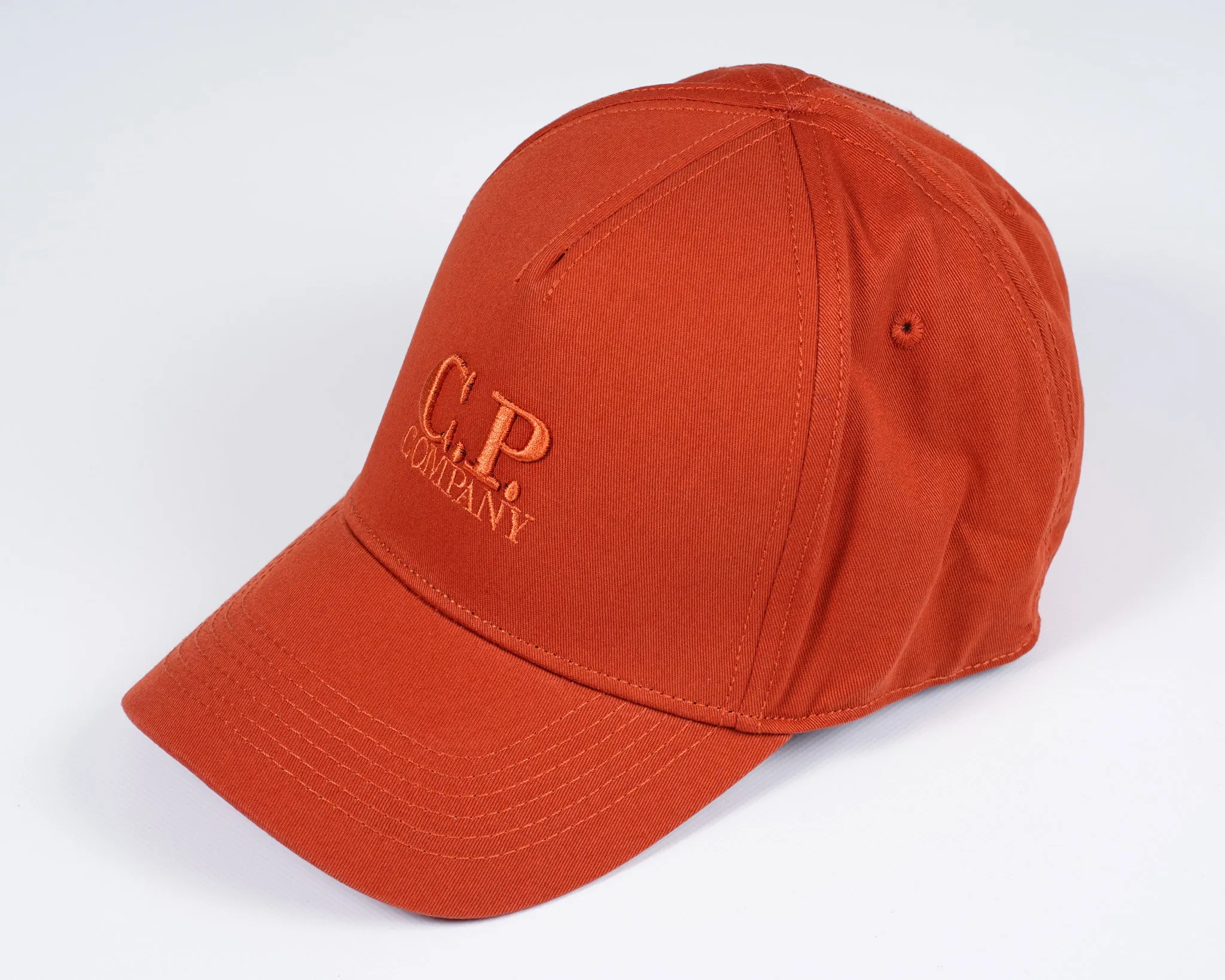 C.P. Company Gabardine Logo Cap / Burnt Ochre