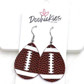 Itty Bitty Football Earrings