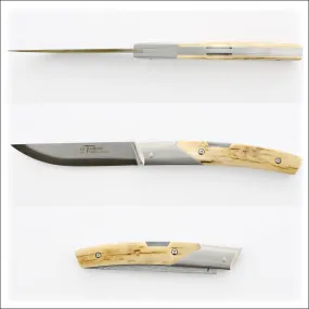 Le Thiers Advanced 11.5 cm Suminagashi Blade - Fossilized Mammoth