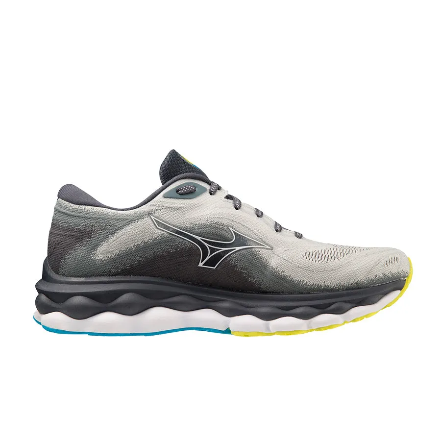 Mizuno Wave SKY 7 Gris Azul Amarillo