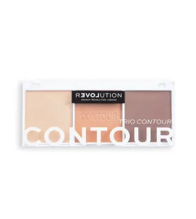 Revolution Relove - Paleta para contorno Colour Play Contour Trio - Bronze Sugar