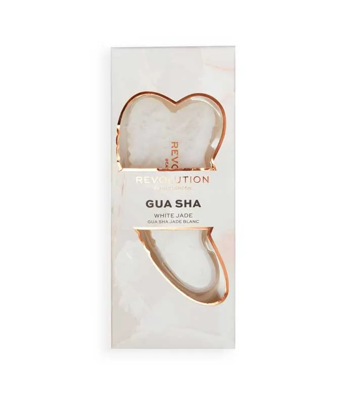 Revolution Skincare - Gua Sha de jade - Blanco