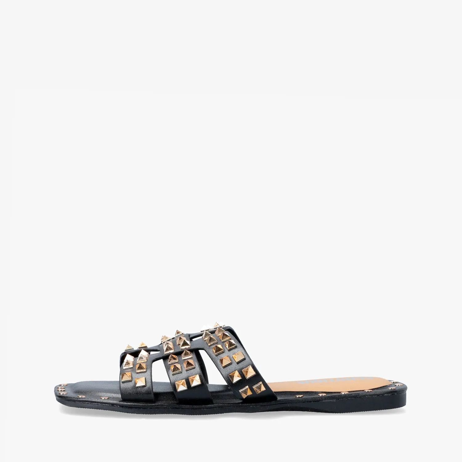 Sandalias Icon rockstud negras