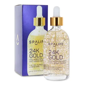 SPALIFE Antiarrugas 24K oro Suero facial con colágeno hidrata y nutre