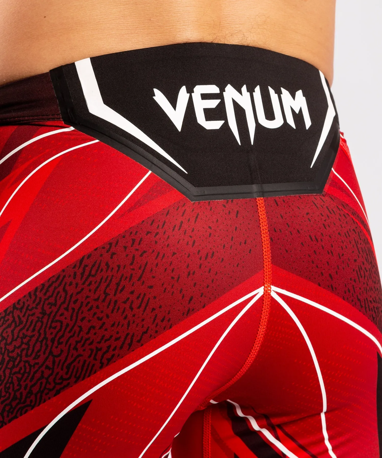 UFC Venum Authentic Fight Night Men's Vale Tudo Shorts - Short Fit - Red