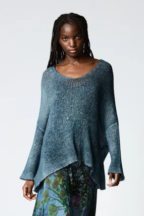 V NECK OVERSIZE LIGHT PULLOVER